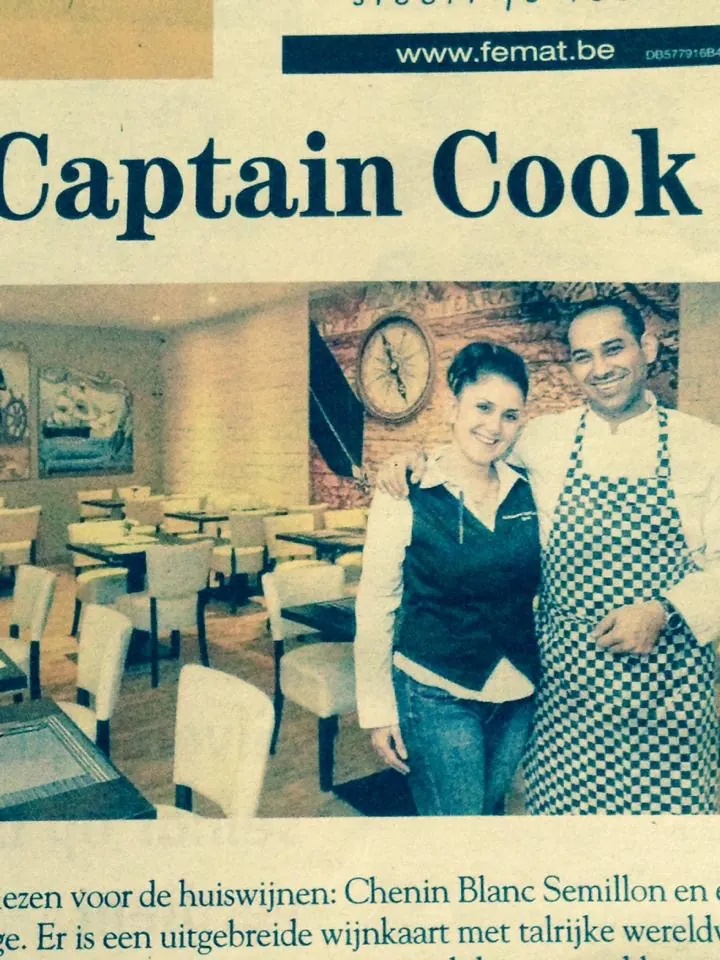 Captain Cook in de krant
